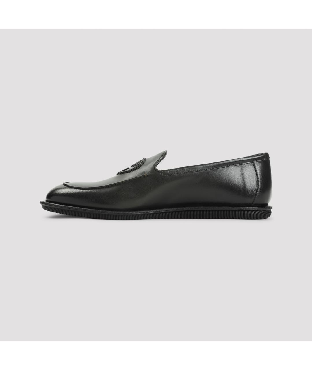 GIORGIO ARMANI Зеленые кожаные лоферы, фото 4