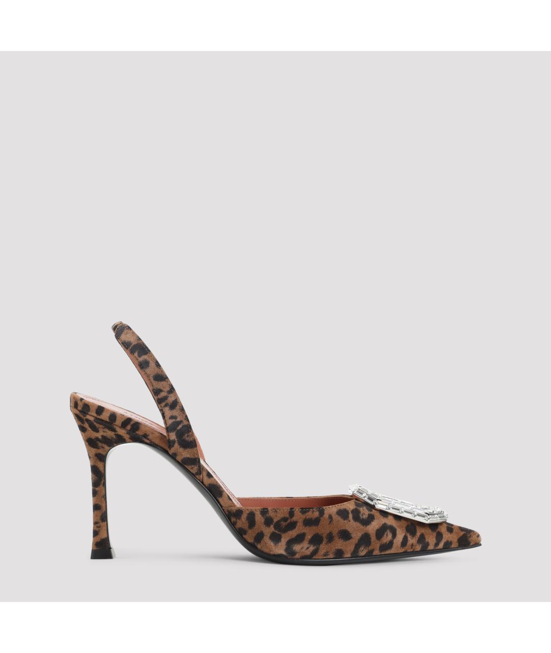 Amina Muaddi Мульти кожаные туфли, фото 2