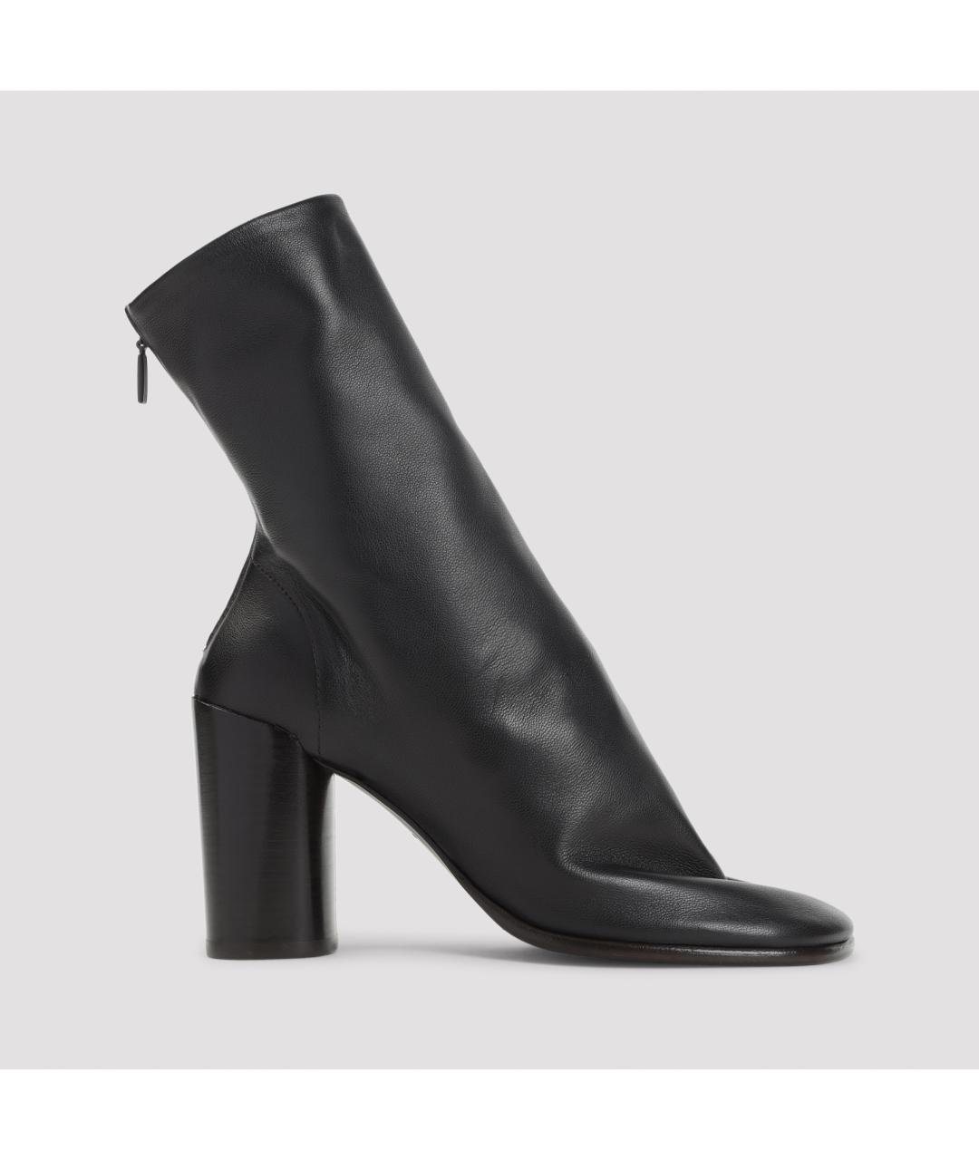 LEMAIRE Коричневые кожаные ботильоны, фото 3