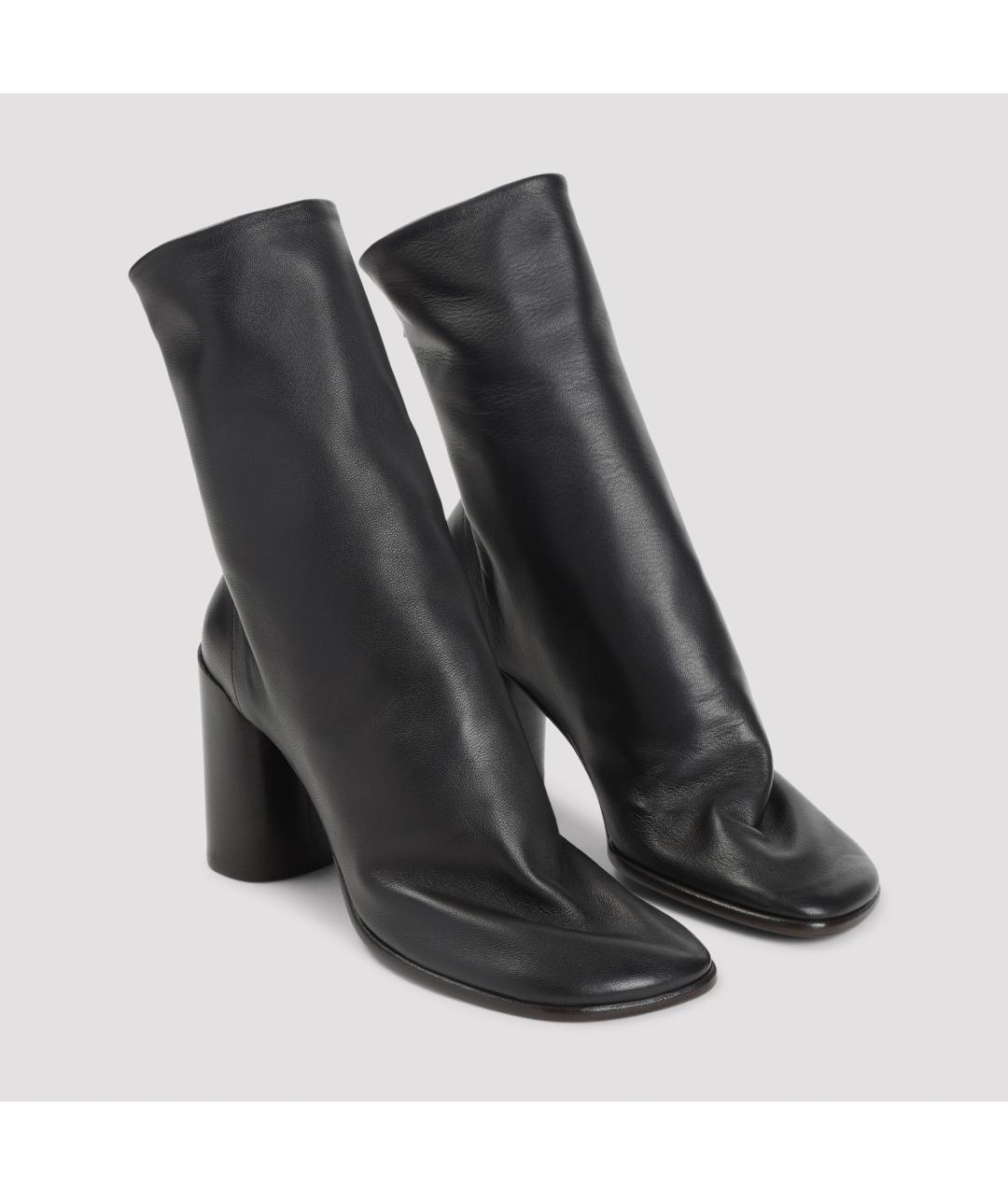 LEMAIRE Коричневые кожаные ботильоны, фото 5