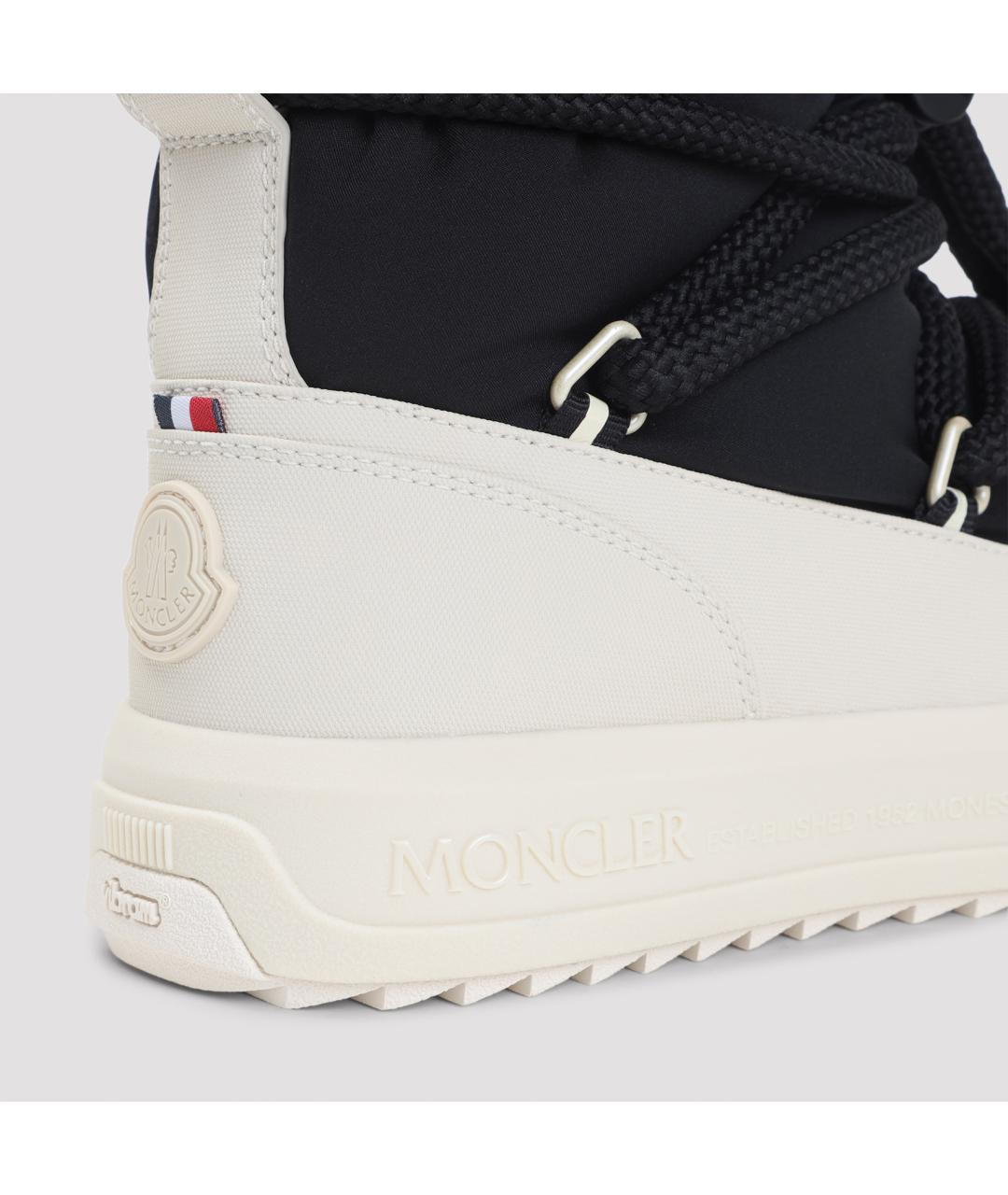 MONCLER Черные синтетические ботинки, фото 7