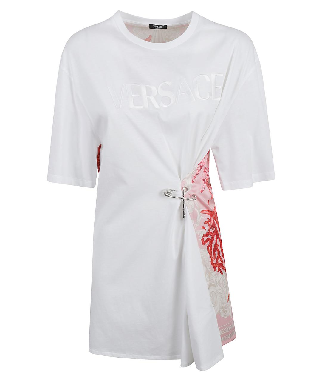 VERSACE Мульти хлопковая футболка, фото 1