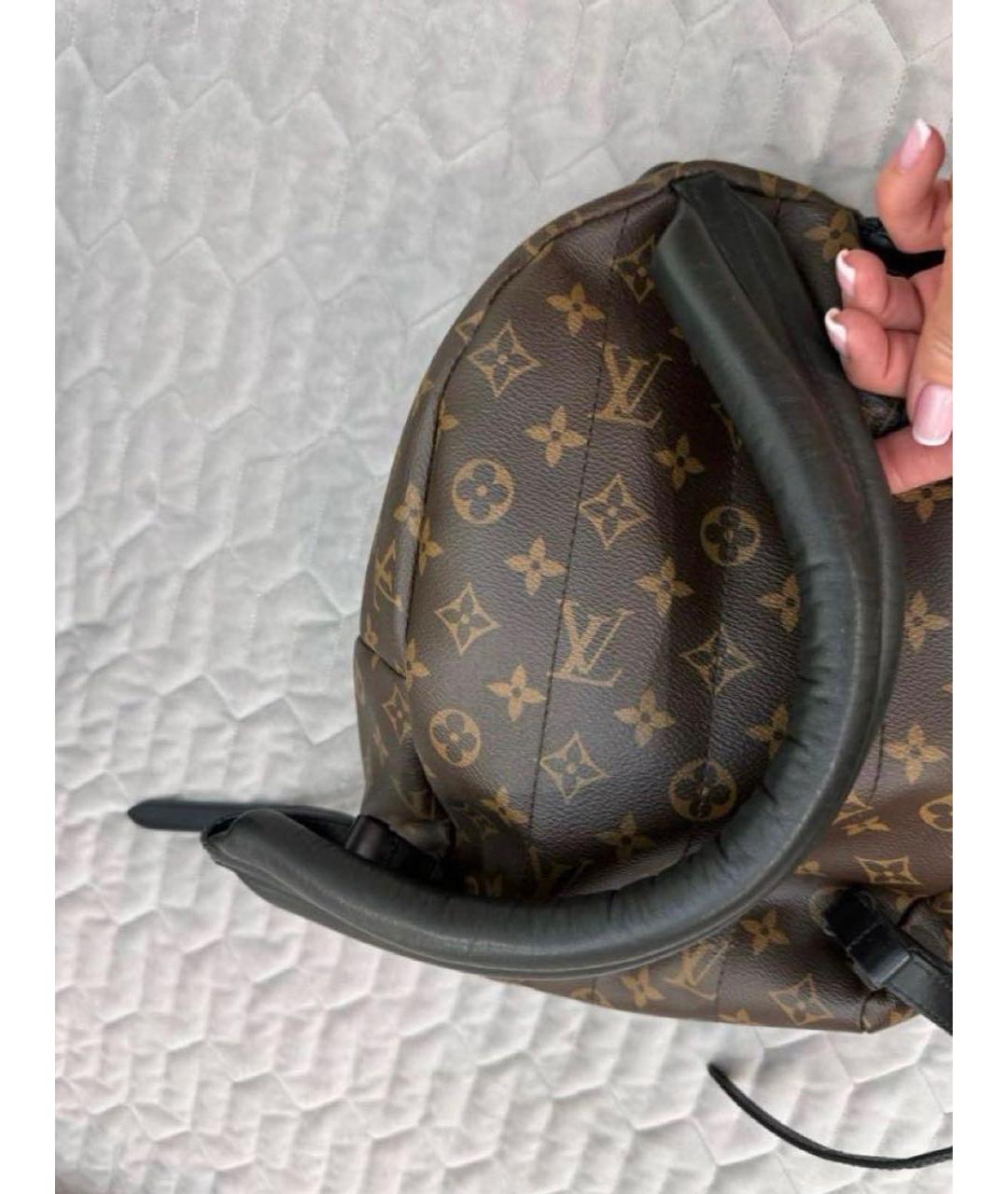 LOUIS VUITTON Коричневый рюкзак, фото 7