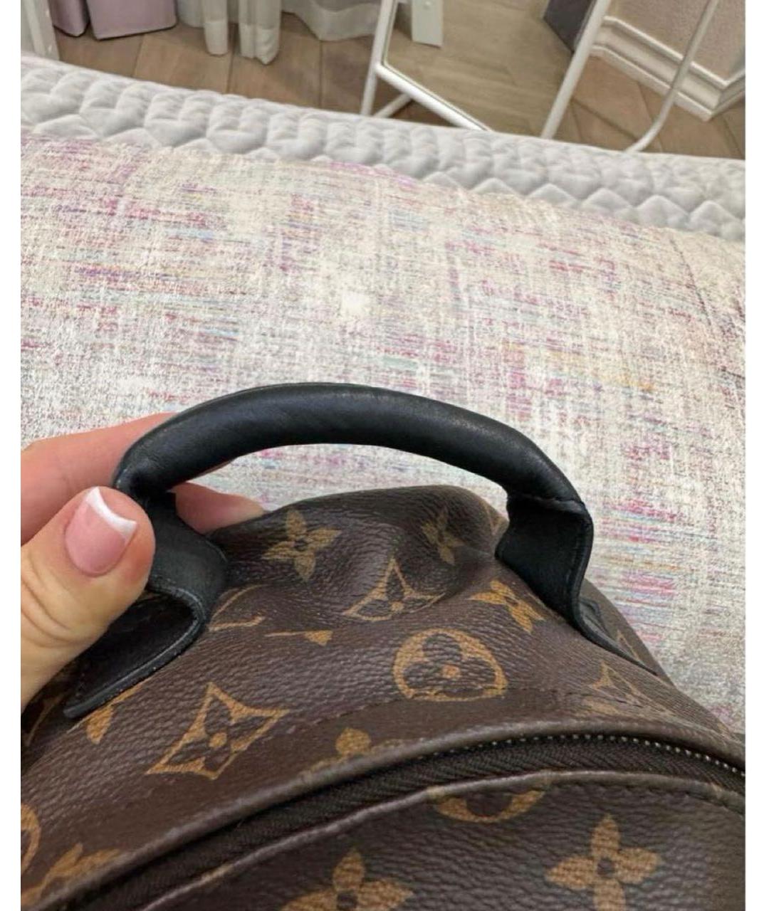 LOUIS VUITTON Коричневый рюкзак, фото 5