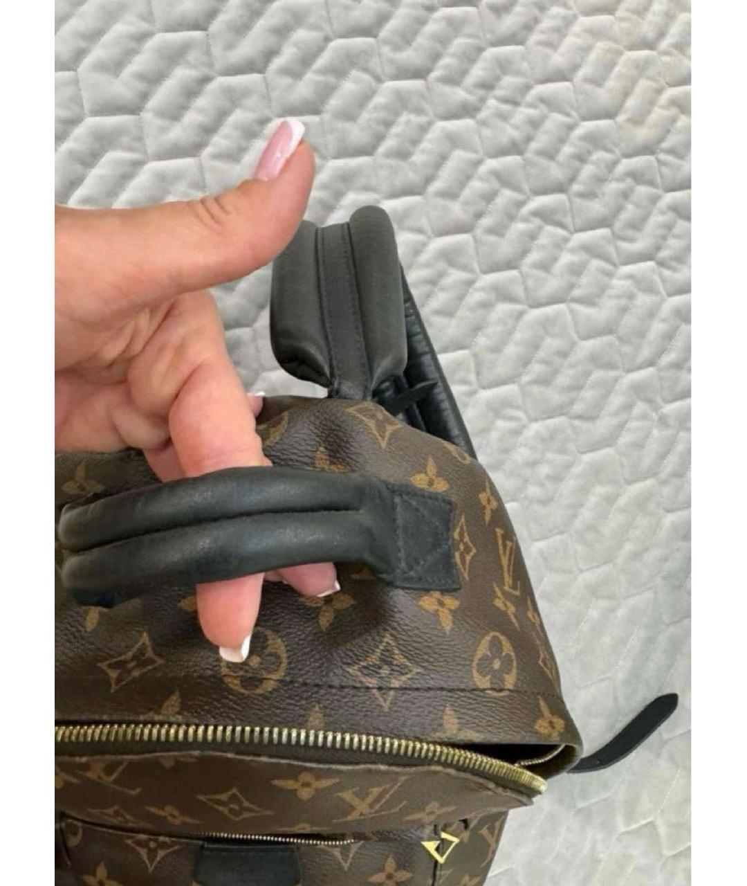 LOUIS VUITTON Коричневый рюкзак, фото 6