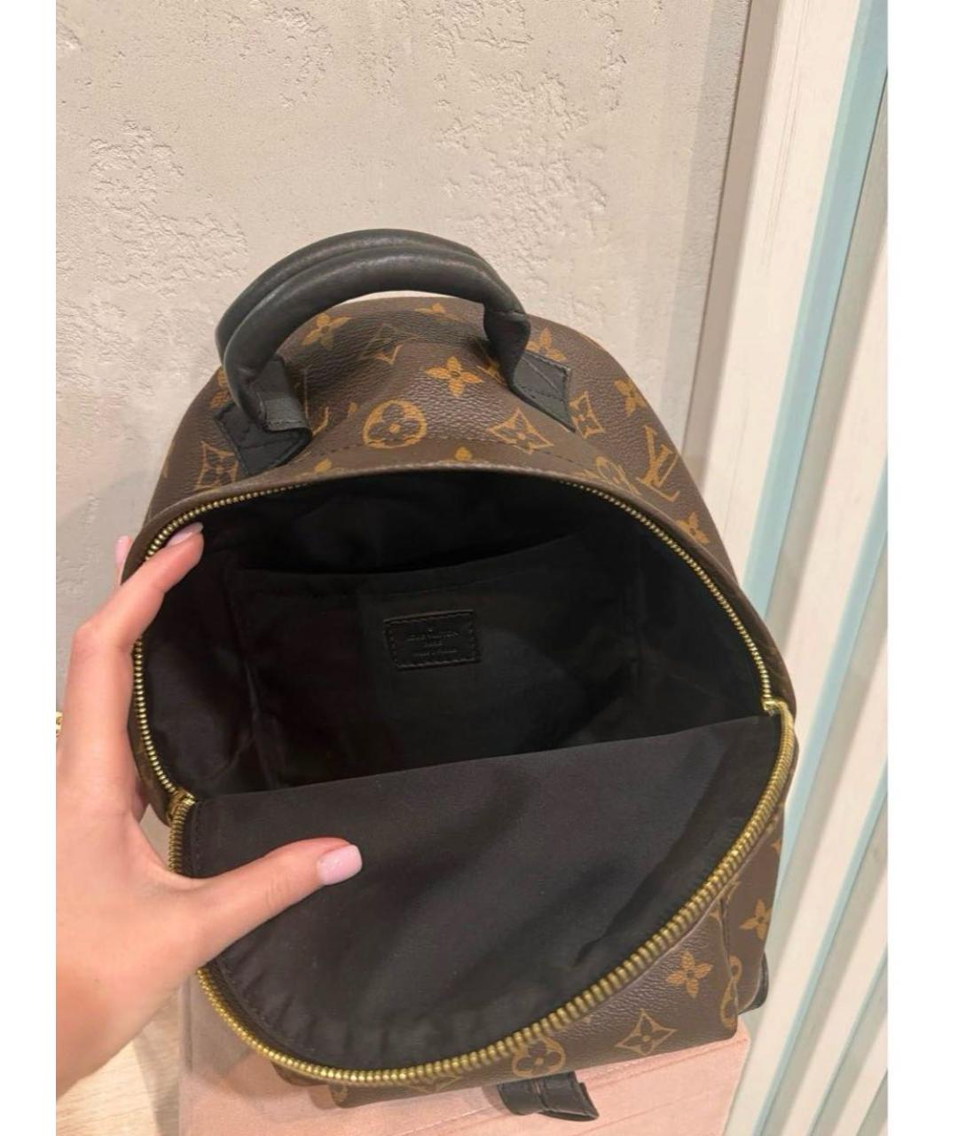 LOUIS VUITTON Коричневый рюкзак, фото 4