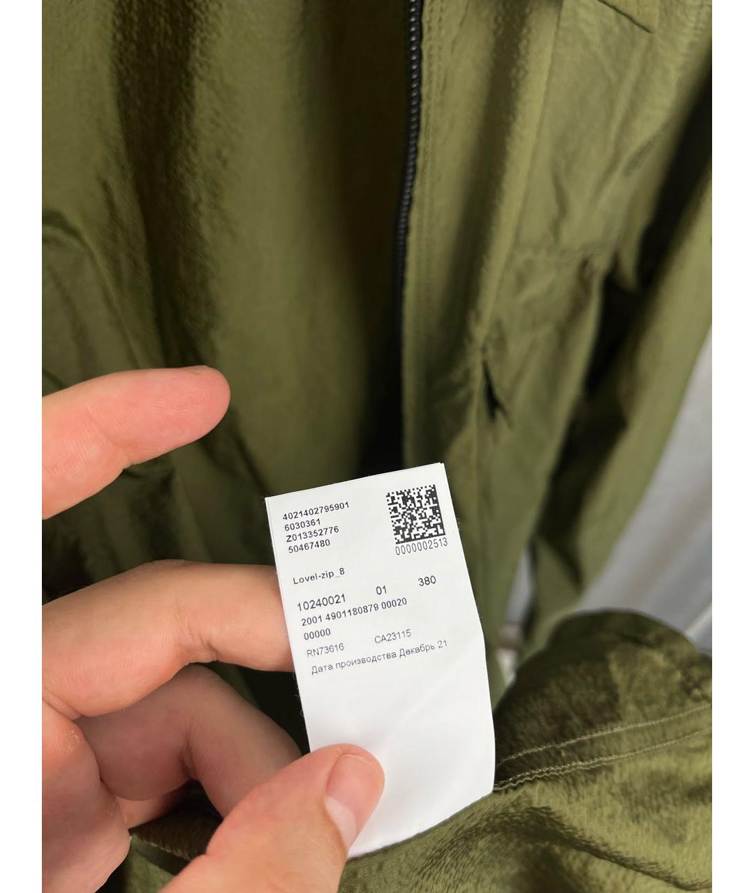 HUGO Зеленая полиамидовая куртка, фото 8