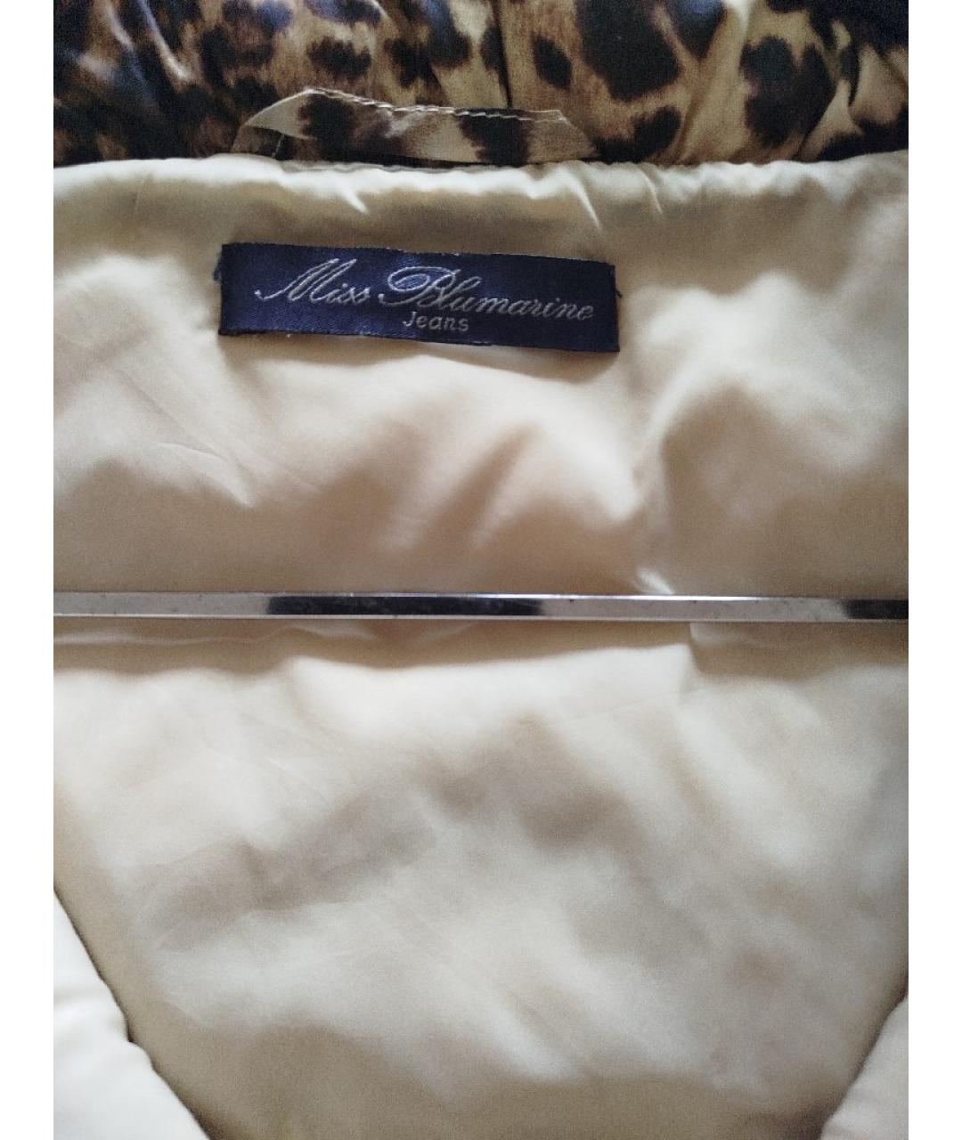 MISS BLUMARINE Коричневый жилет, фото 3
