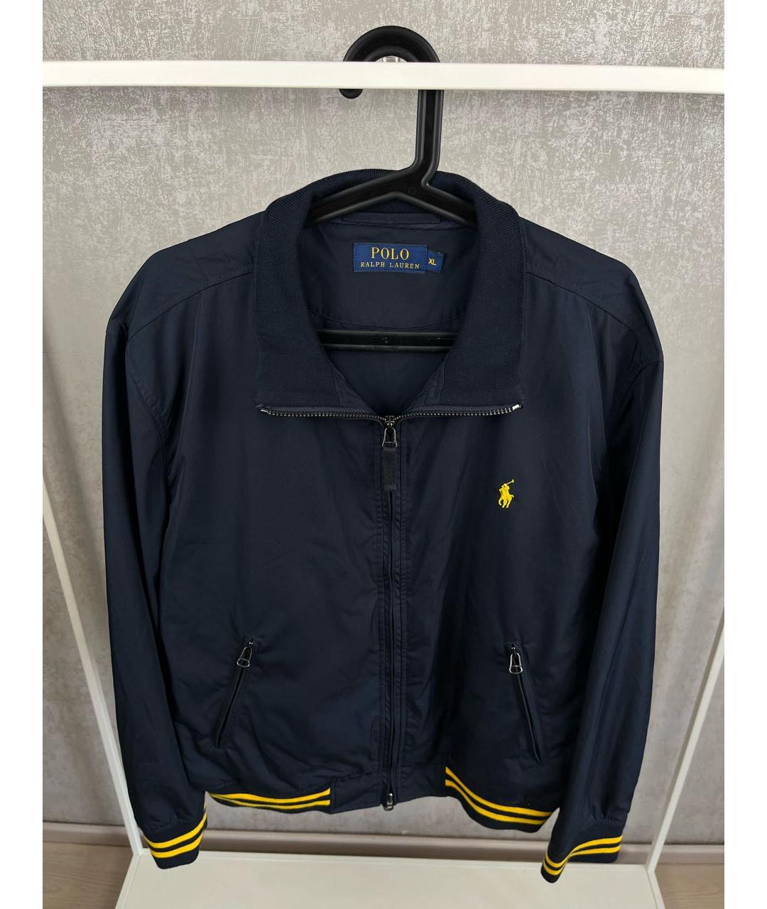 POLO RALPH LAUREN Темно-синяя полиэстеровая куртка, фото 8