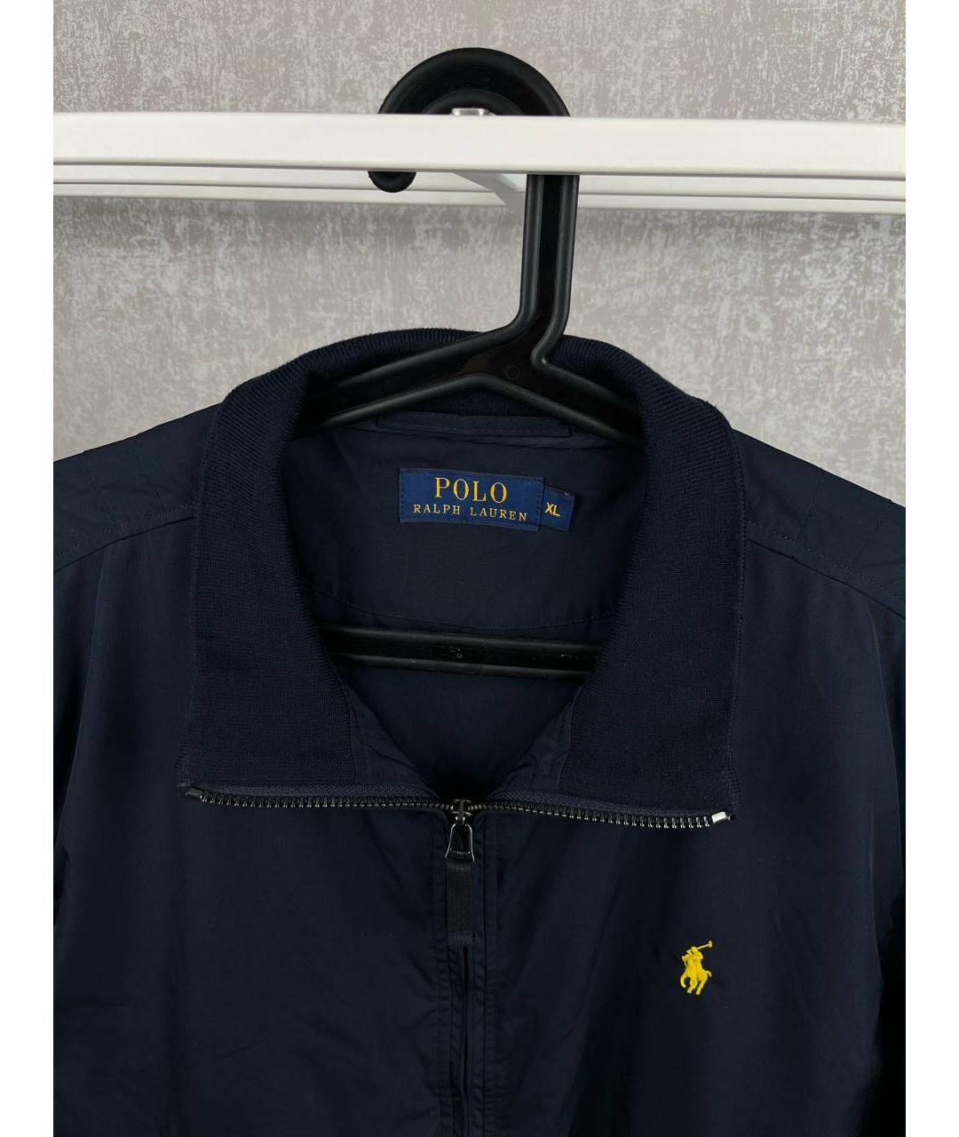 POLO RALPH LAUREN Темно-синяя полиэстеровая куртка, фото 3