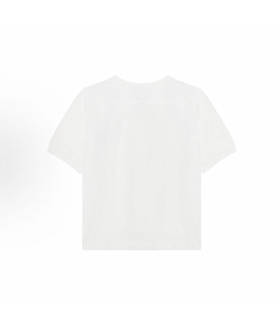 SAINT LAURENT Белая футболка, фото 2