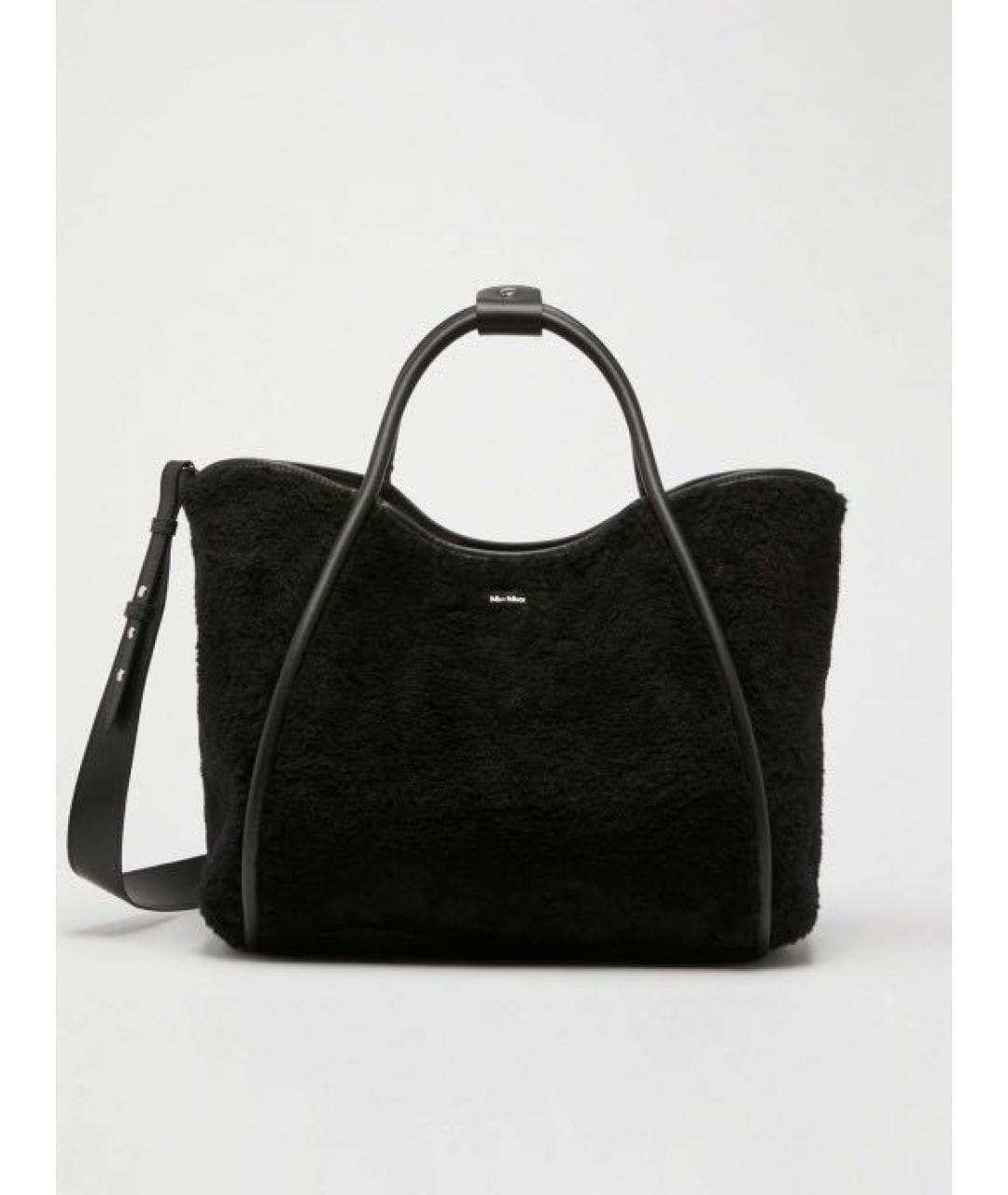 MAX MARA Черная сумка тоут, фото 9