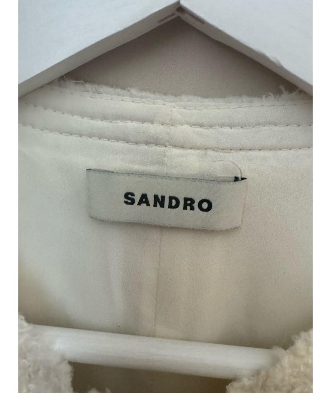 SANDRO Бежевое повседневное платье, фото 2