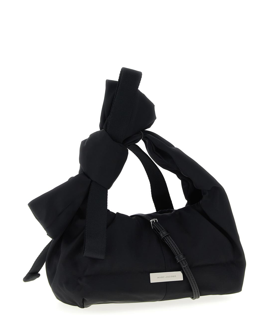 MARC JACOBS Черная тканевая сумка с короткими ручками, фото 2