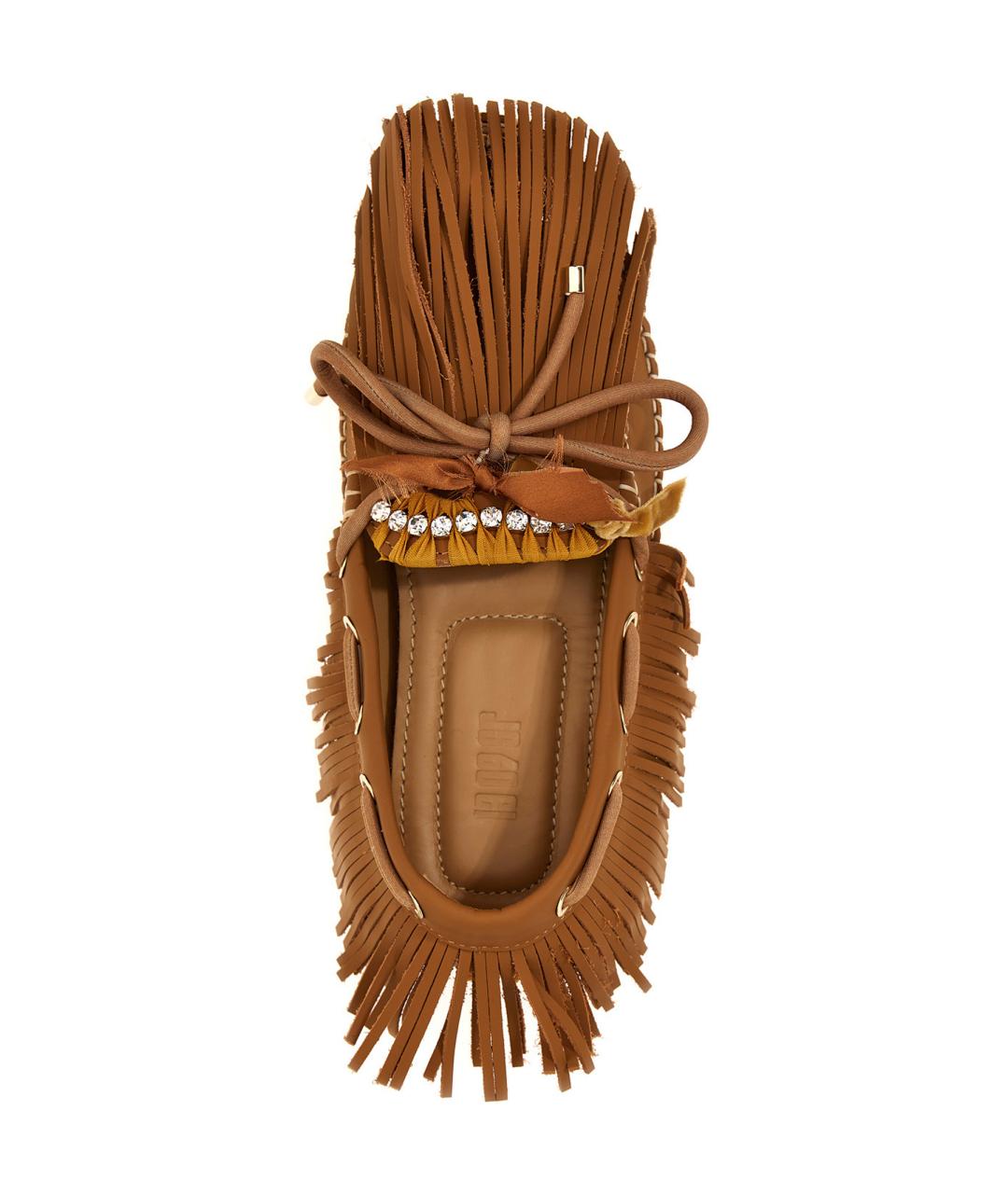 13 09 SR Коричневые кожаные лоферы, фото 3