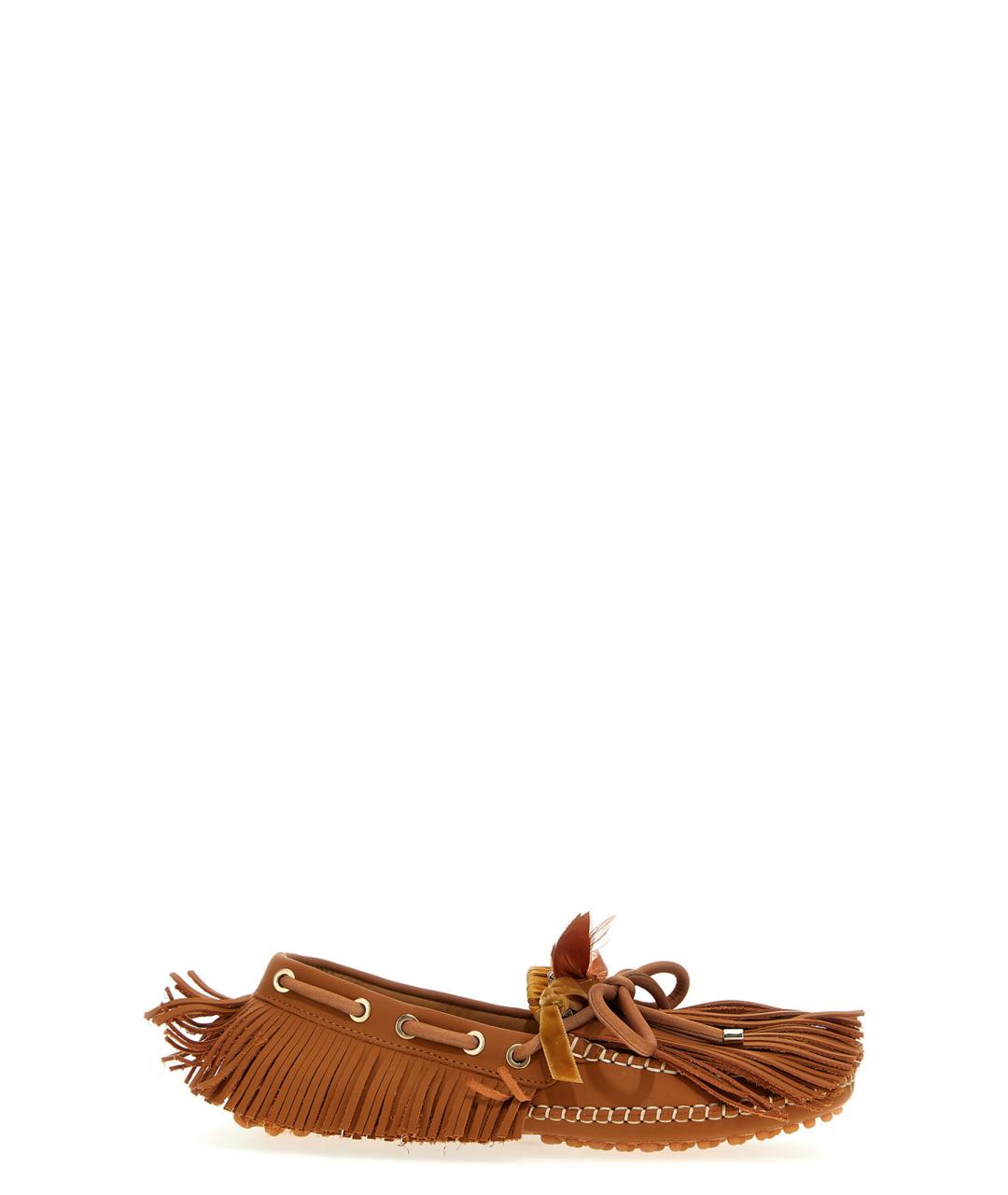 13 09 SR Коричневые кожаные лоферы, фото 1