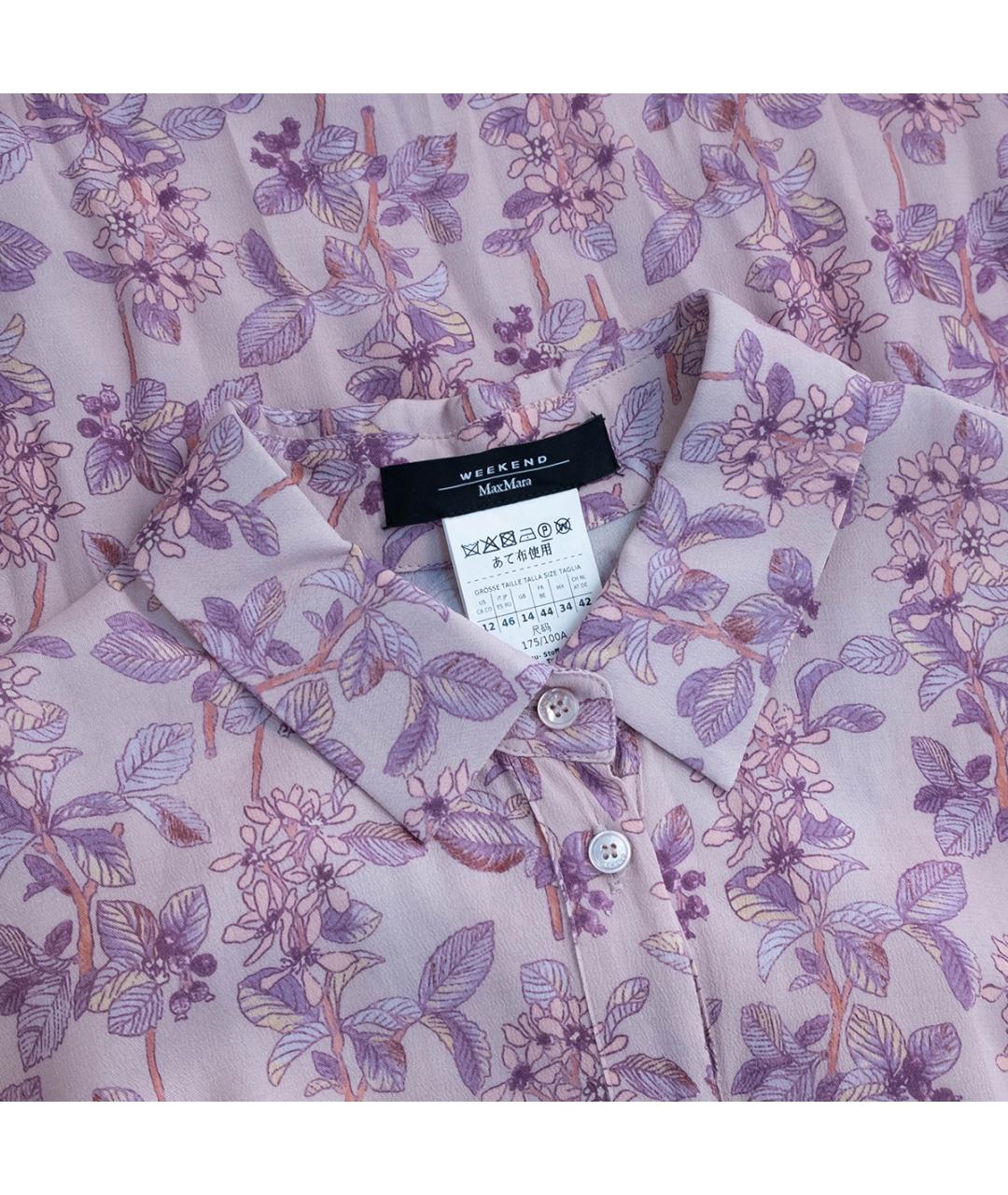 WEEKEND MAX MARA Розовое вискозное повседневное платье, фото 3