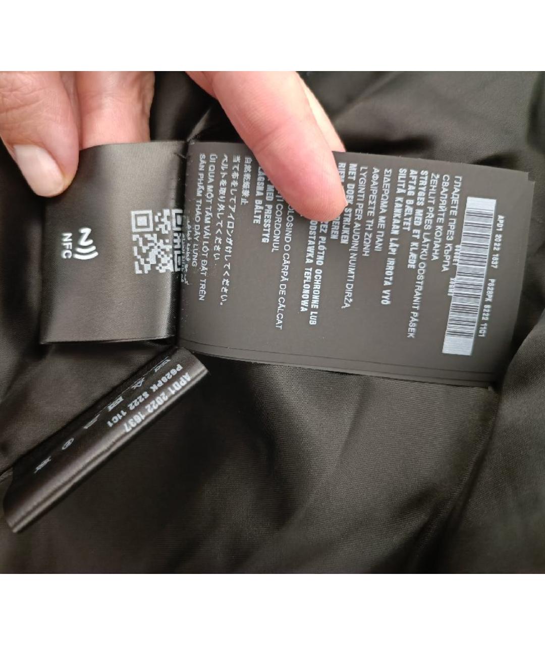 PRADA Антрацитовая шерстяная куртка, фото 5