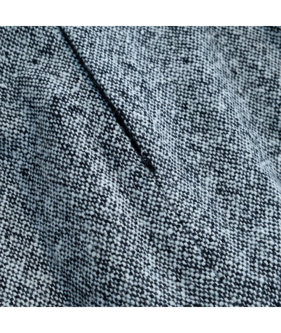 SAINT LAURENT Серое шерстяное повседневное платье, фото 4