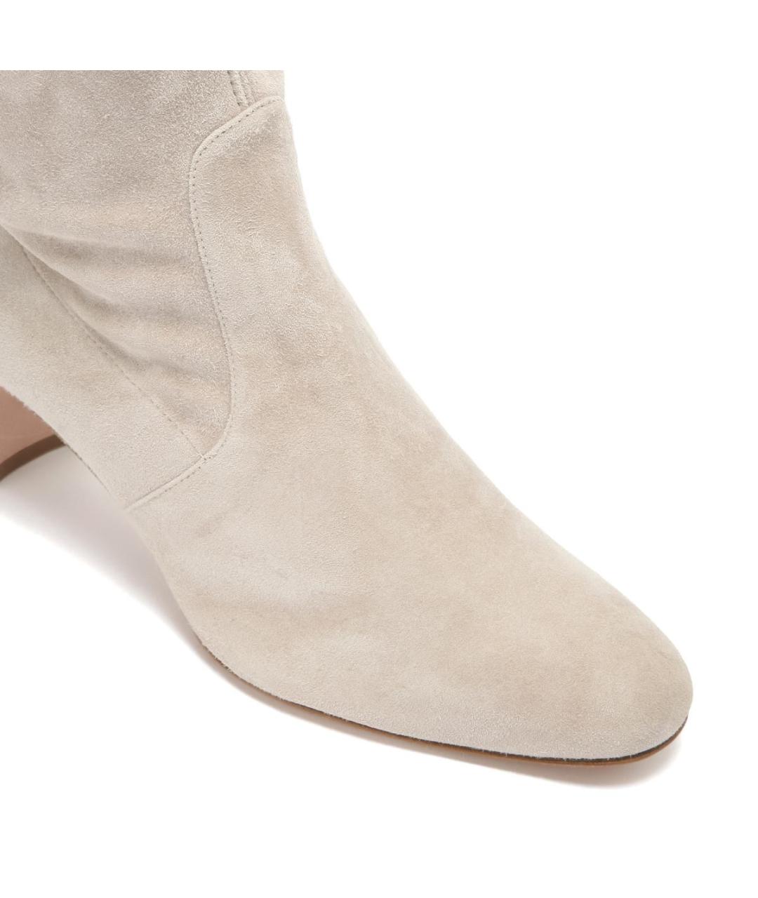 STUART WEITZMAN Замшевые ботфорты, фото 9
