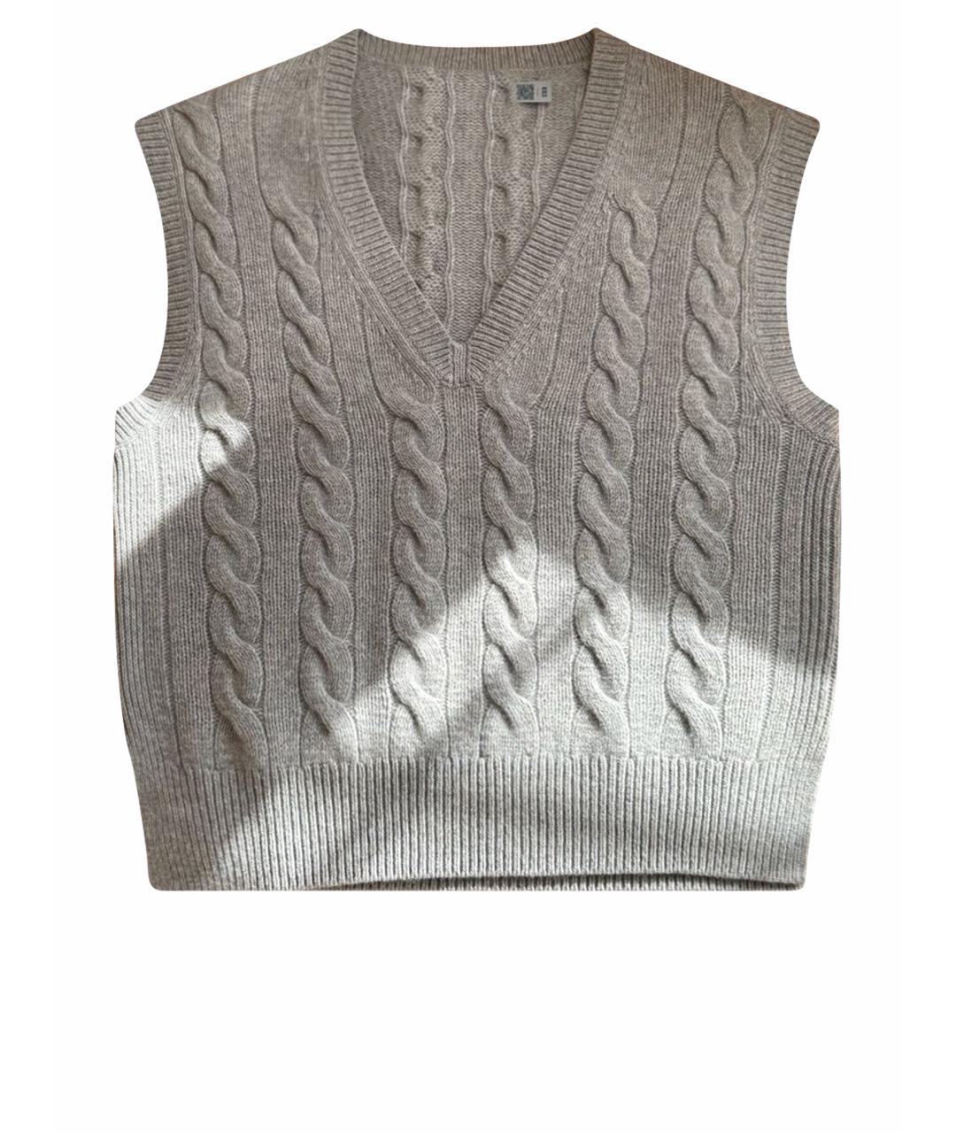 POLO RALPH LAUREN Серая шерстяная жилетка, фото 1