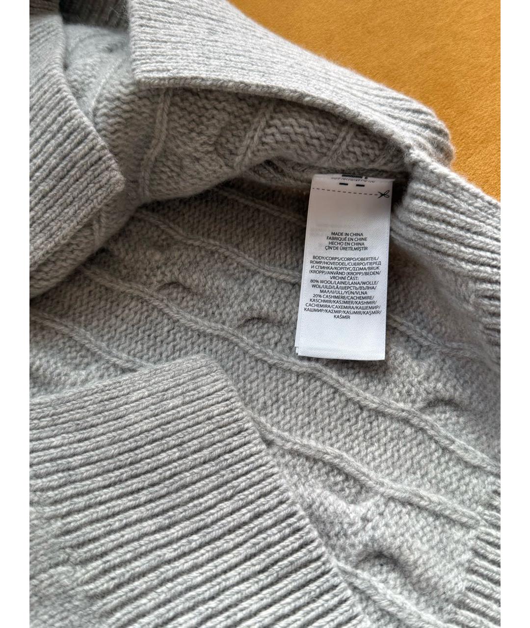 POLO RALPH LAUREN Серая шерстяная жилетка, фото 4