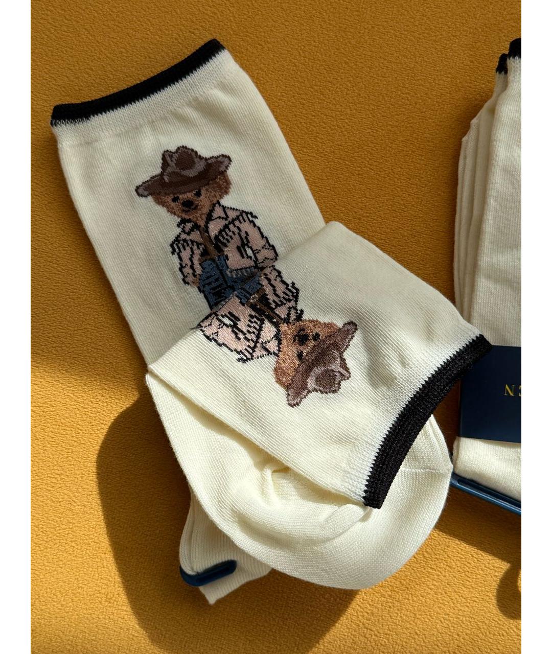 POLO RALPH LAUREN Белые носки, чулки и колготы, фото 4