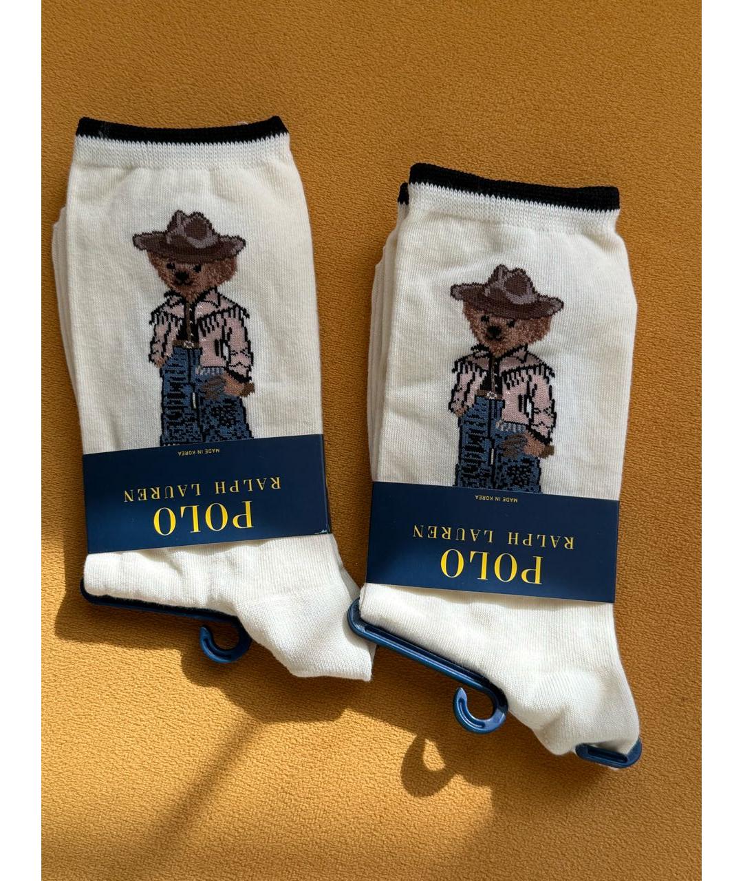 POLO RALPH LAUREN Белые носки, чулки и колготы, фото 5