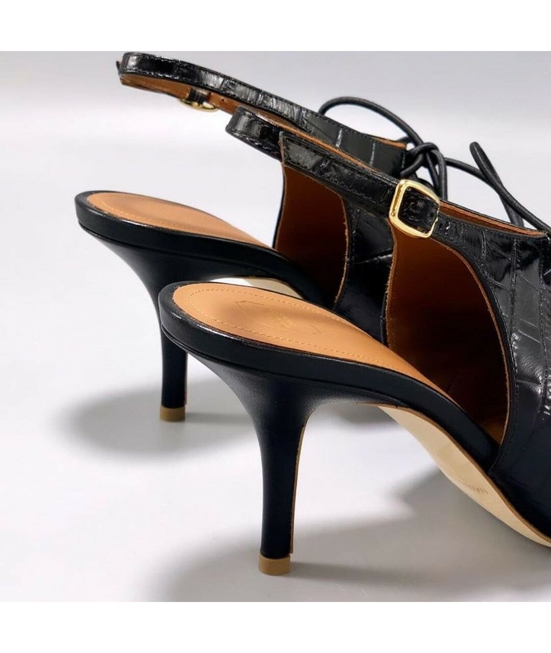 MALONE SOULIERS Черные кожаные туфли, фото 5