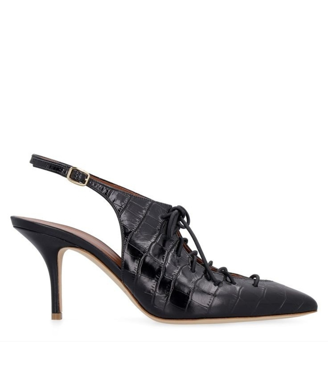 MALONE SOULIERS Черные кожаные туфли, фото 1