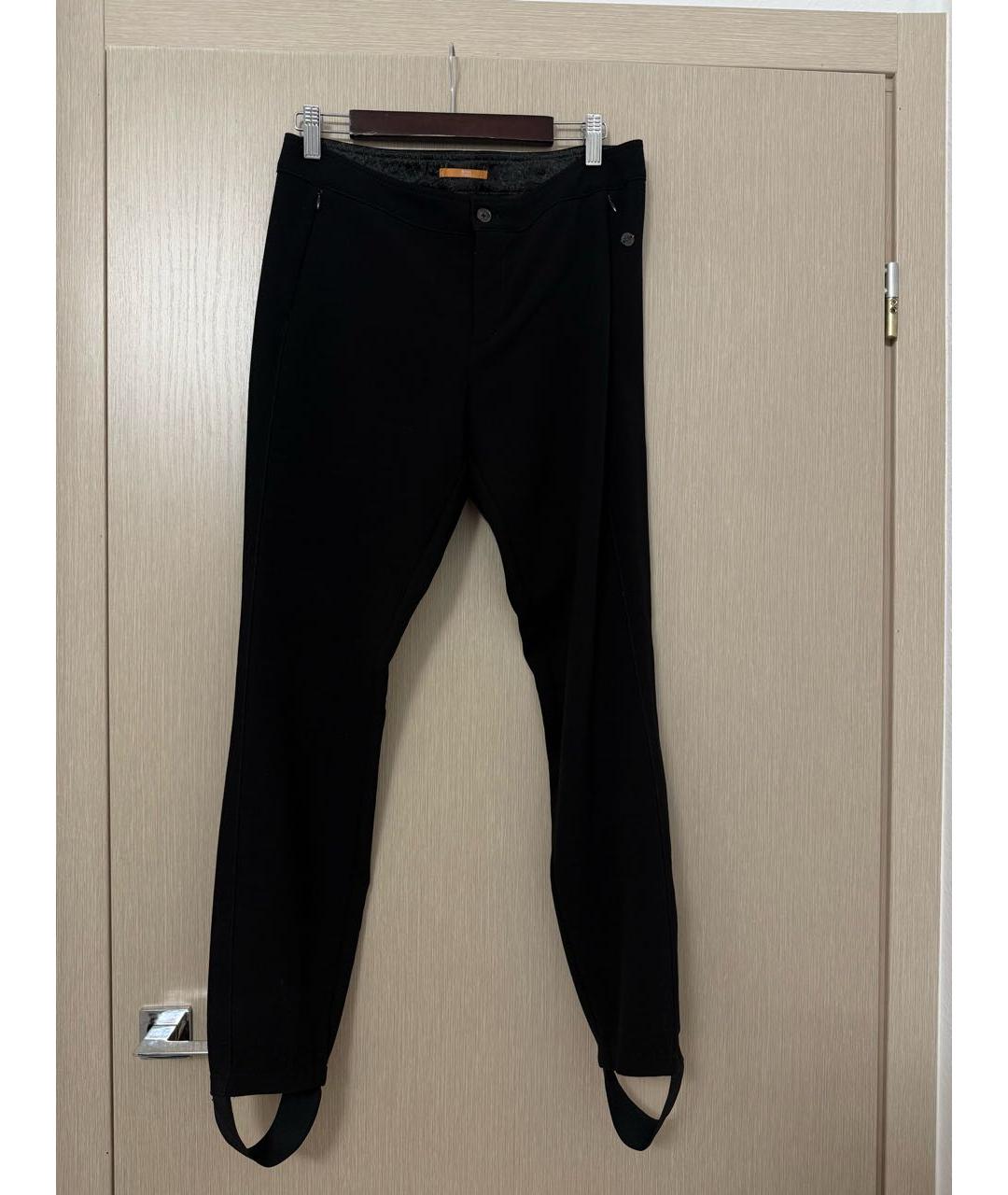 HUGO BOSS Черные хлопковые леггинсы и велосипедки, фото 8