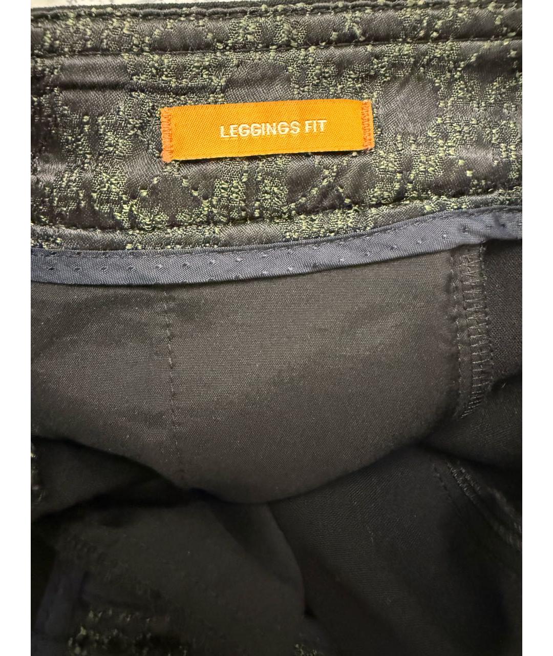 HUGO BOSS Черные хлопковые леггинсы и велосипедки, фото 4