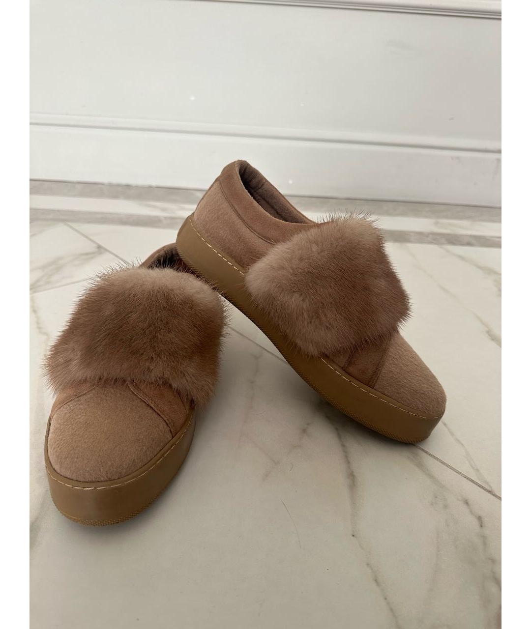 MAX MARA Бежевые лоферы, фото 6