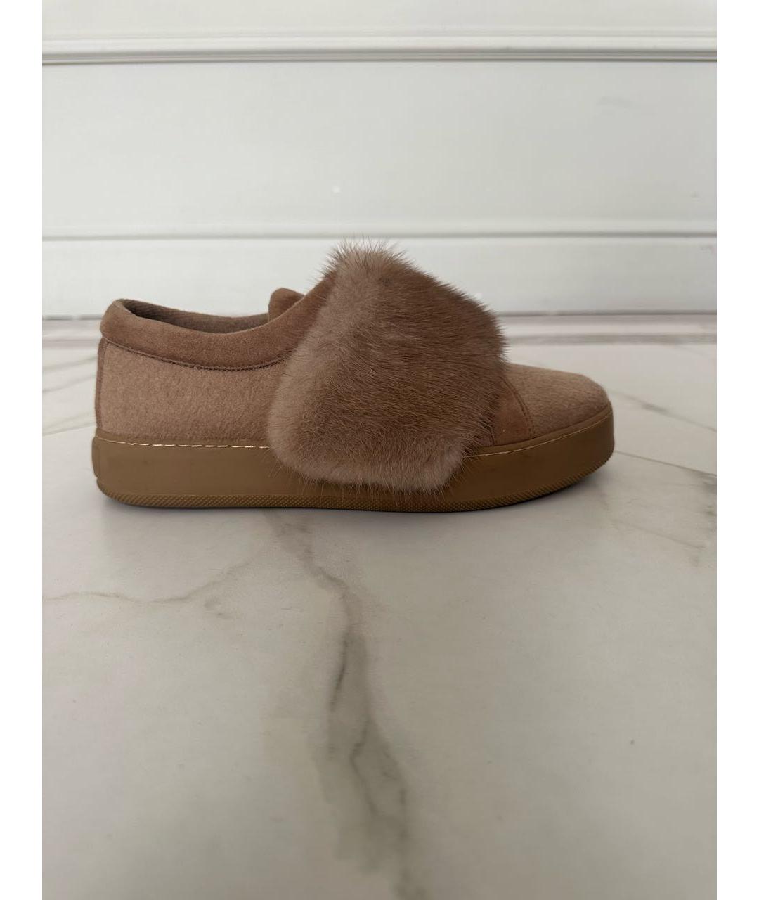 MAX MARA Бежевые лоферы, фото 7