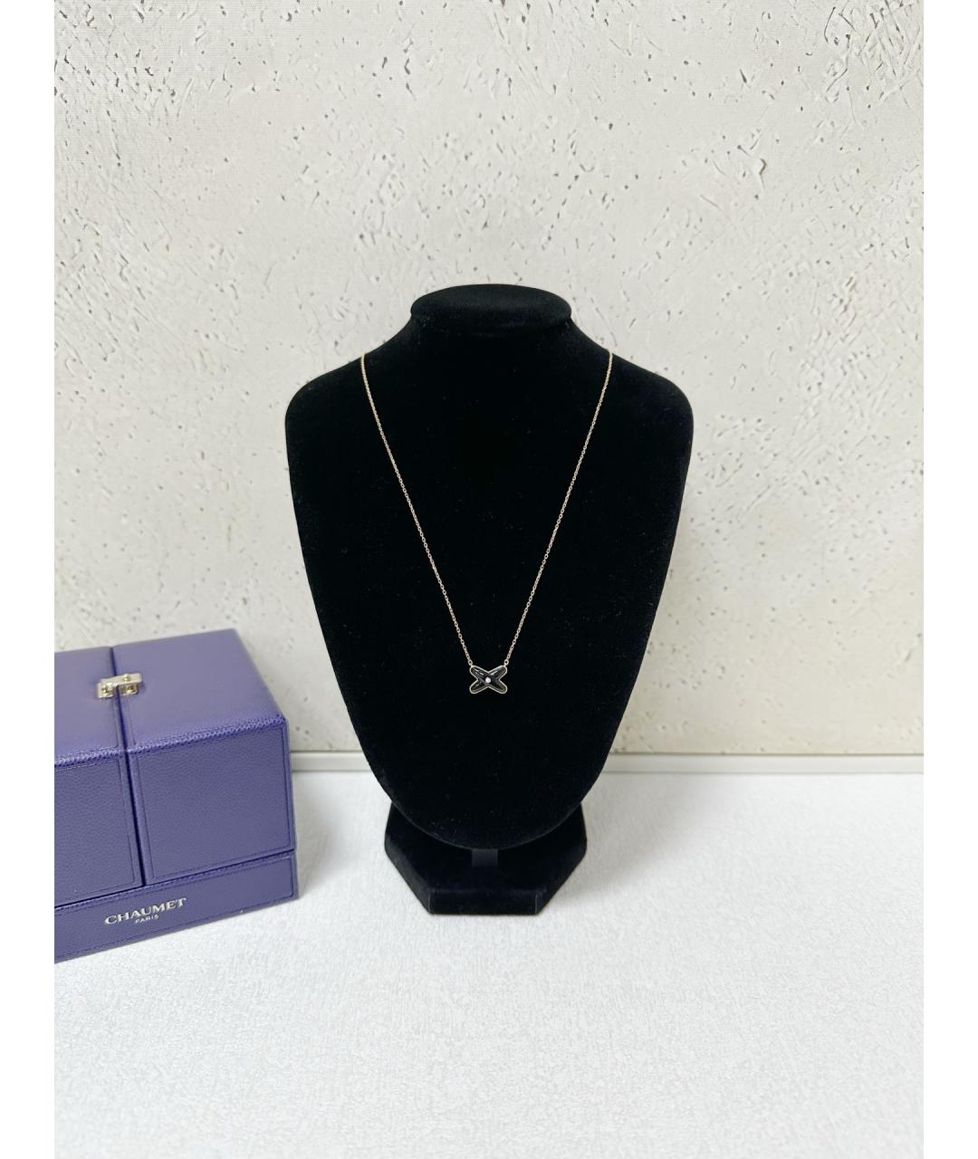 CHAUMET Черное колье из розового золота, фото 3