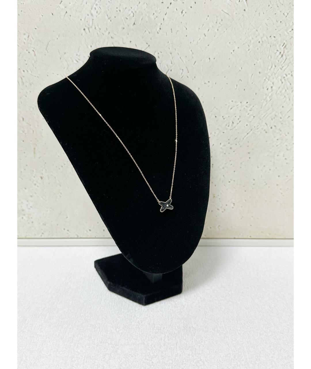 CHAUMET Черное колье из розового золота, фото 5