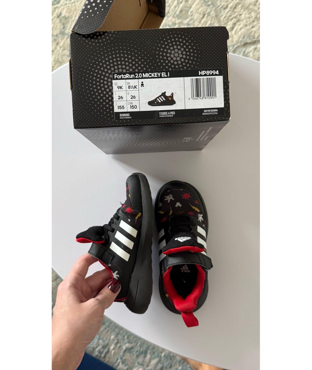 ADIDAS Черные кеды, фото 5