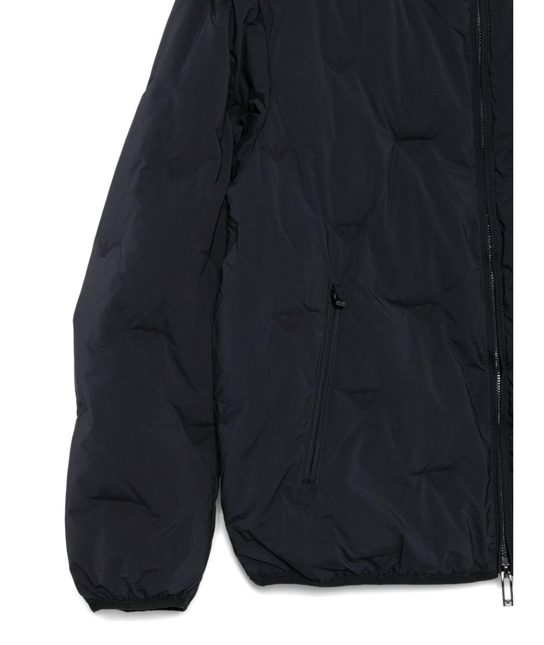EMPORIO ARMANI Синяя полиэстеровая куртка, фото 2