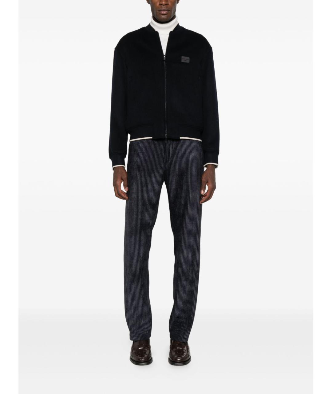 EMPORIO ARMANI Синяя шерстяная куртка, фото 3