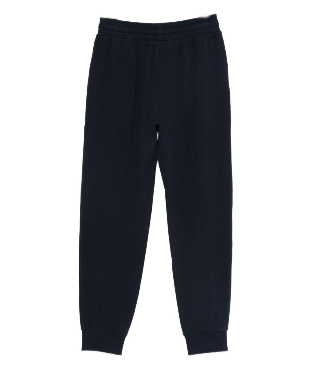 EMPORIO ARMANI Синие хлопковые повседневные брюки, фото 3