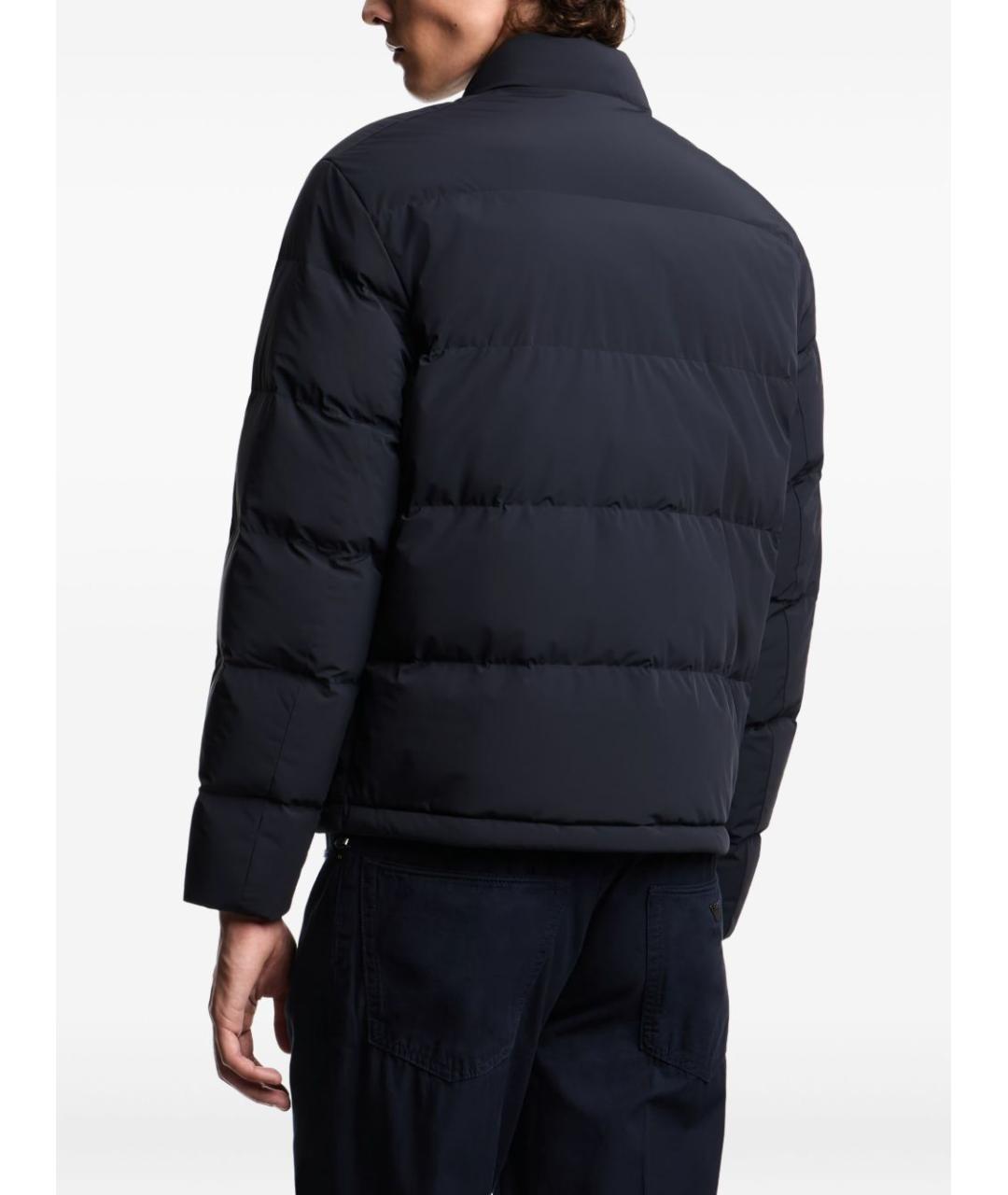 EMPORIO ARMANI Синяя полиамидовая куртка, фото 2