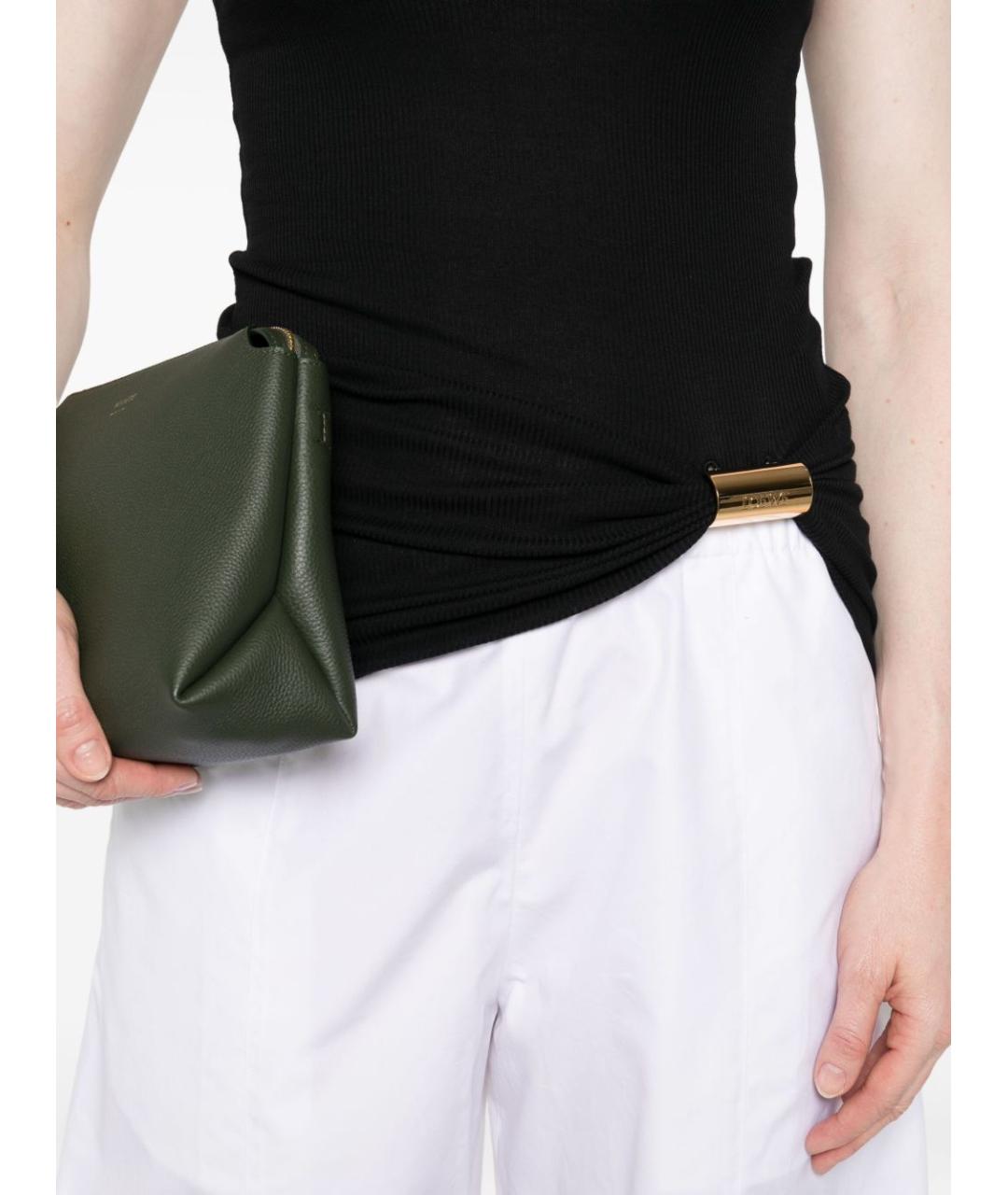 LOEWE Черная хлопковая майка, фото 3