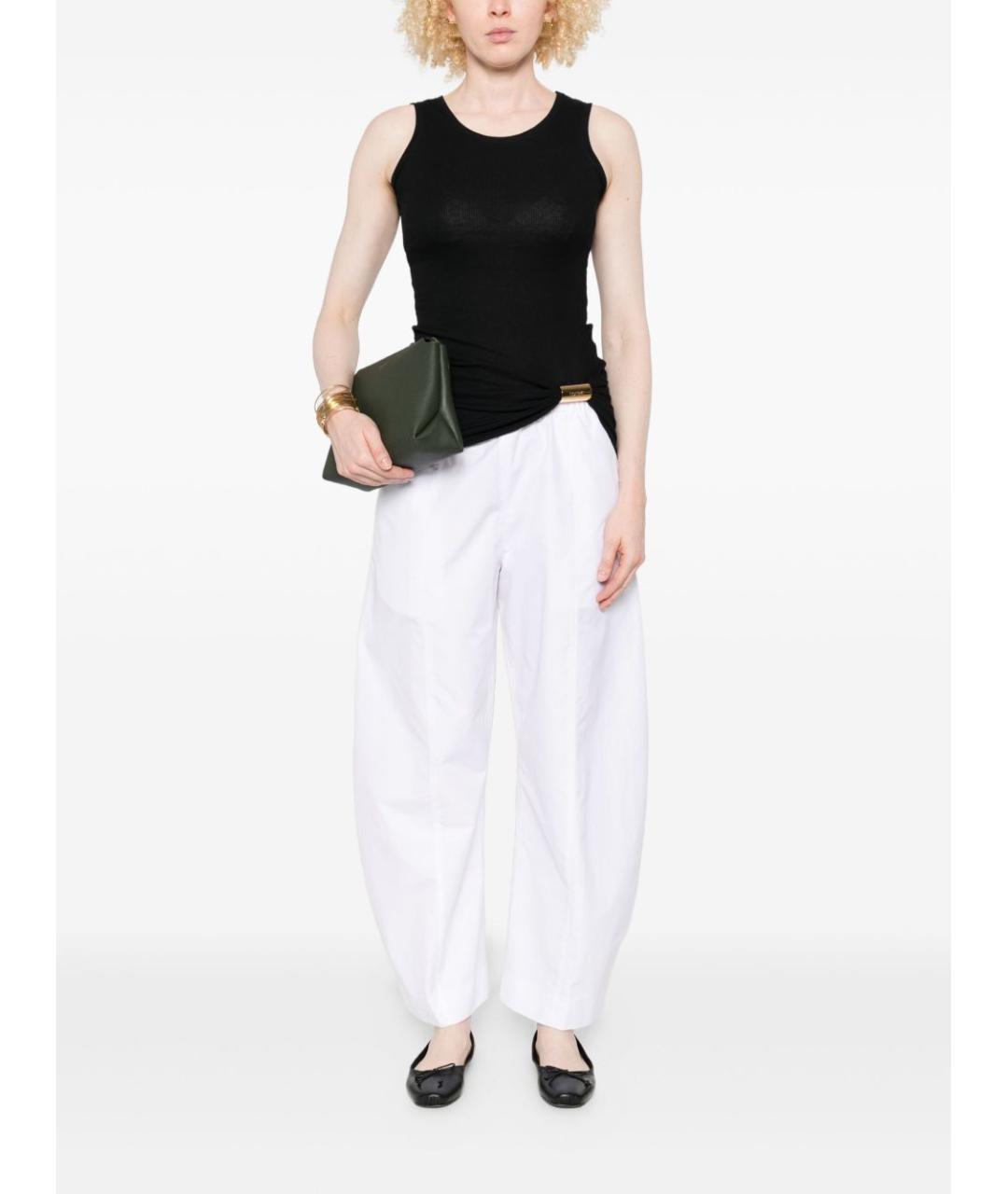 LOEWE Черная хлопковая майка, фото 4