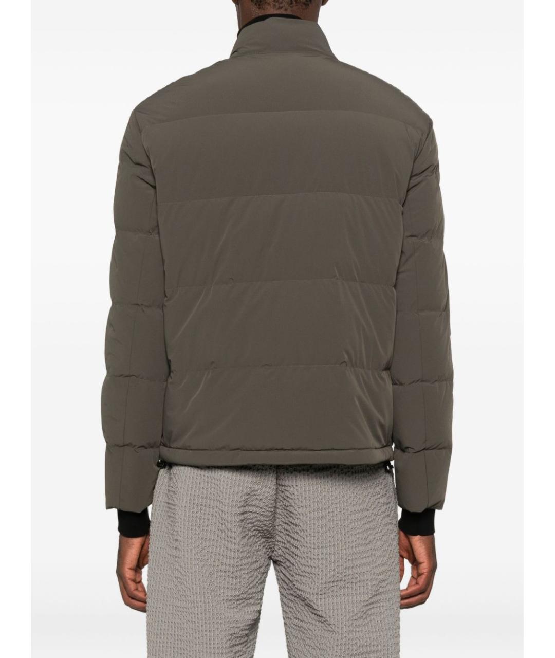 EMPORIO ARMANI Серая полиамидовая куртка, фото 4