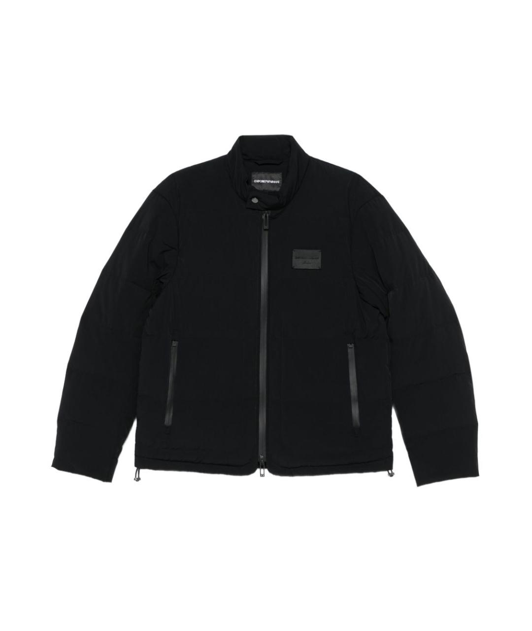 EMPORIO ARMANI Черная полиамидовая куртка, фото 1