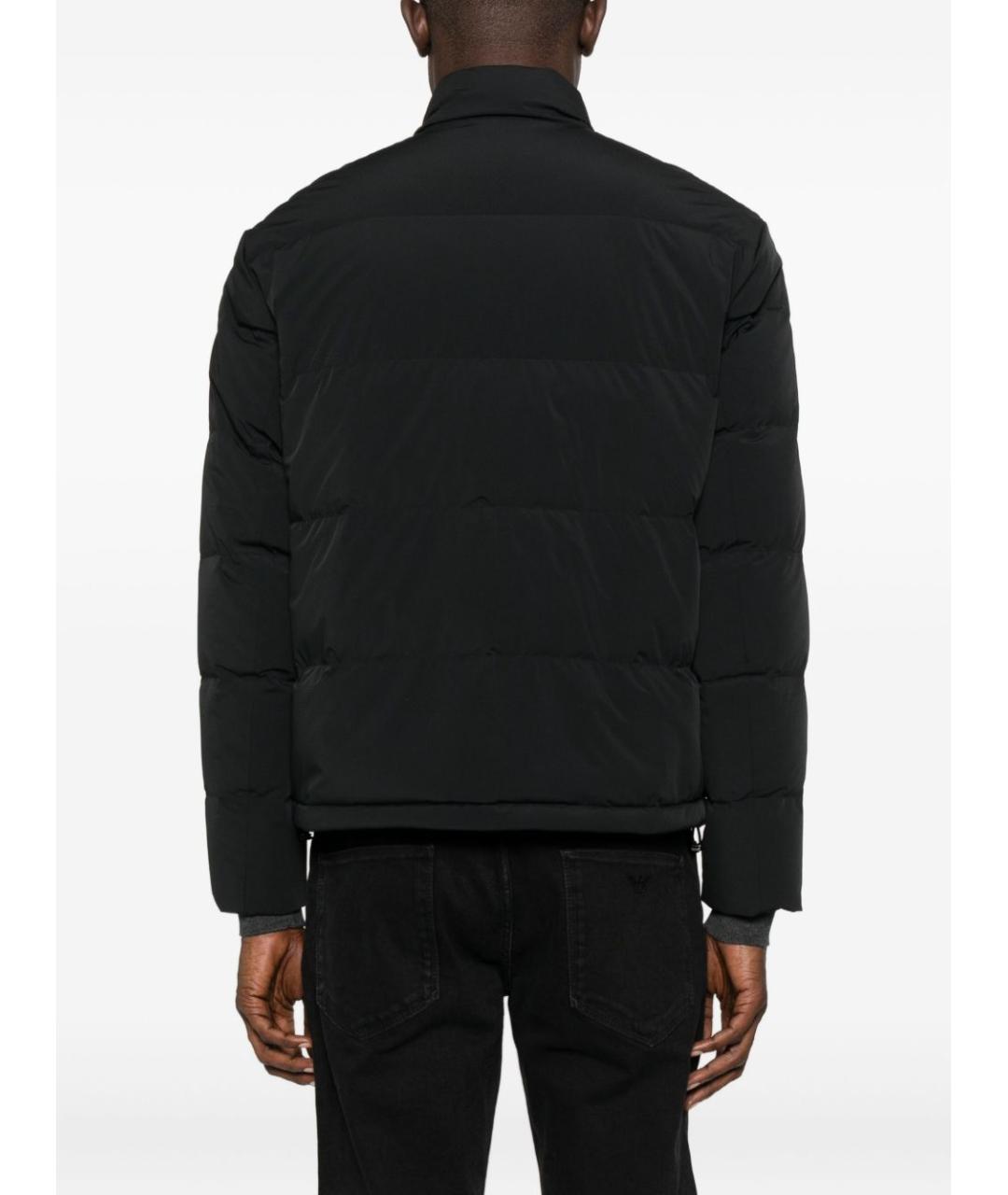 EMPORIO ARMANI Черная полиамидовая куртка, фото 3