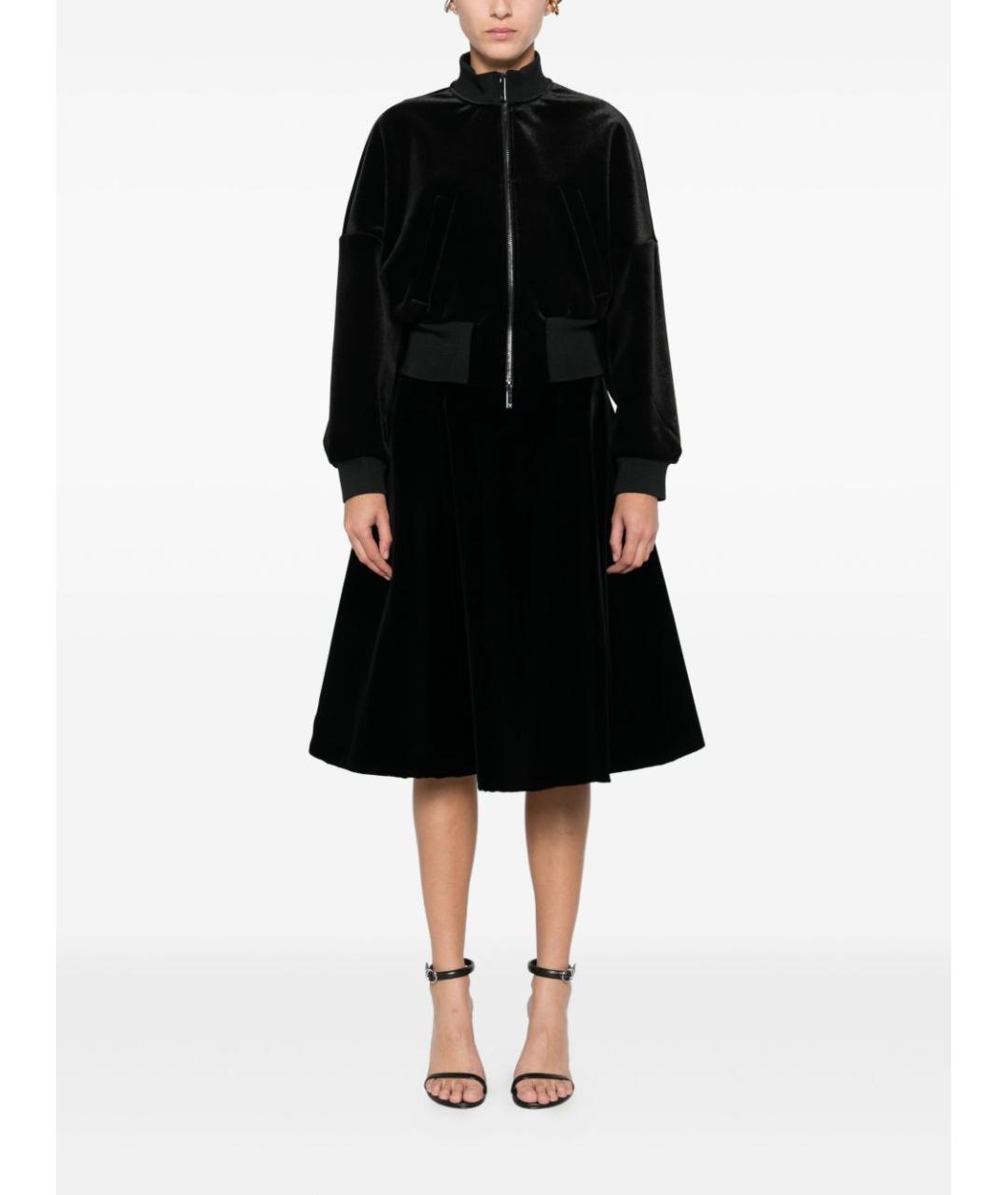EMPORIO ARMANI Черная полиэстеровая куртка, фото 4