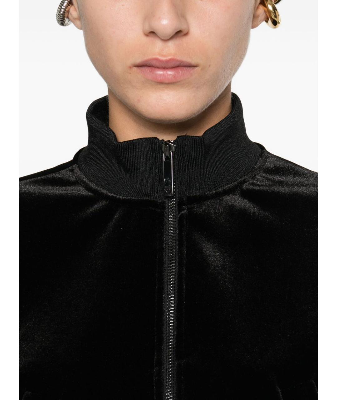 EMPORIO ARMANI Черная полиэстеровая куртка, фото 3