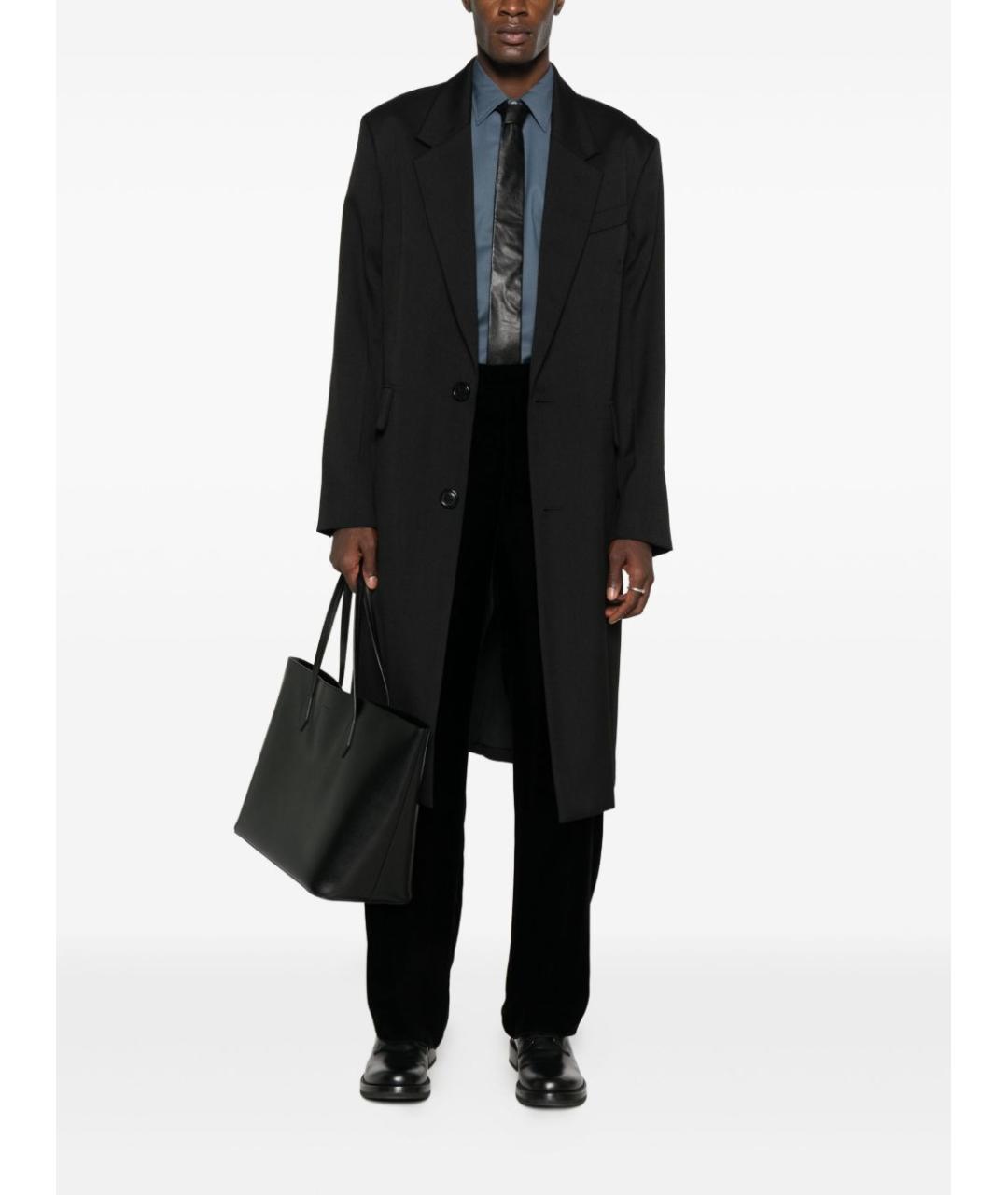 EMPORIO ARMANI Черные вискозные классические брюки, фото 4