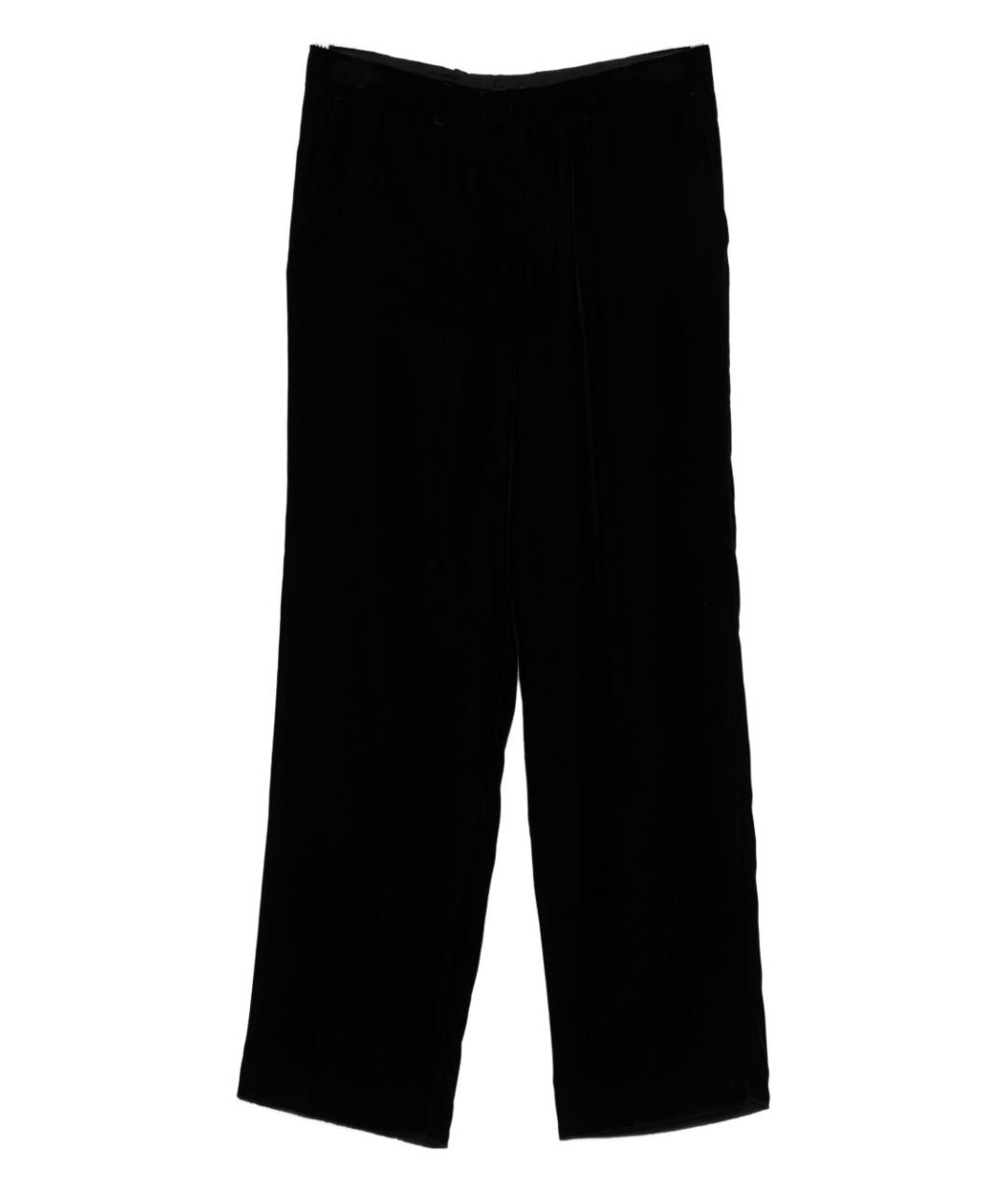 EMPORIO ARMANI Черные вискозные классические брюки, фото 1
